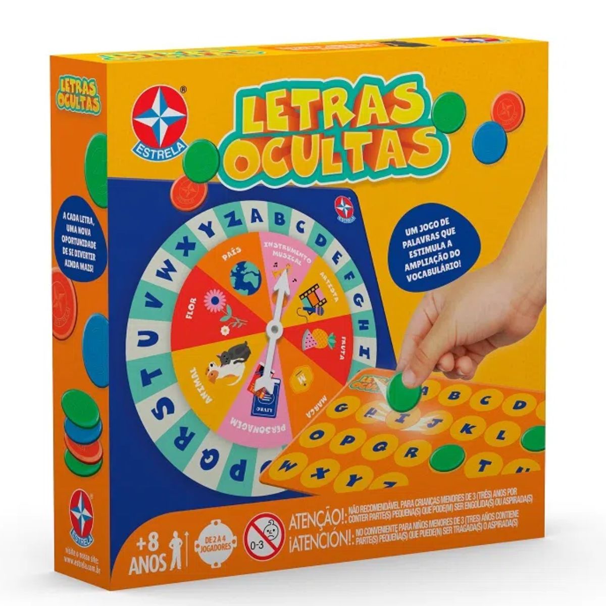 Jogo Letras Ocultas Estrela