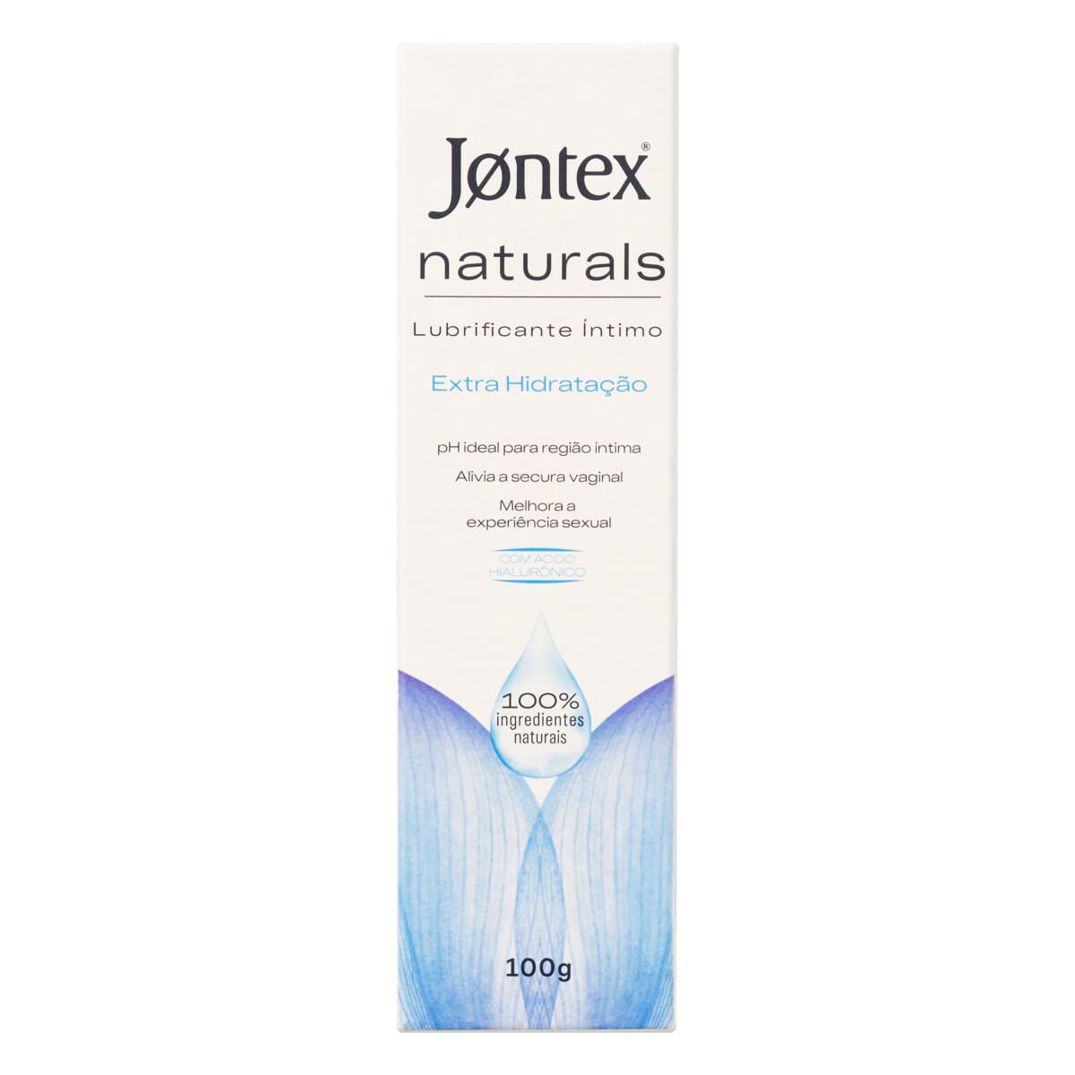 Lubrificante Íntimo Extra Hidratação Jontex Naturals Caixa 100 g