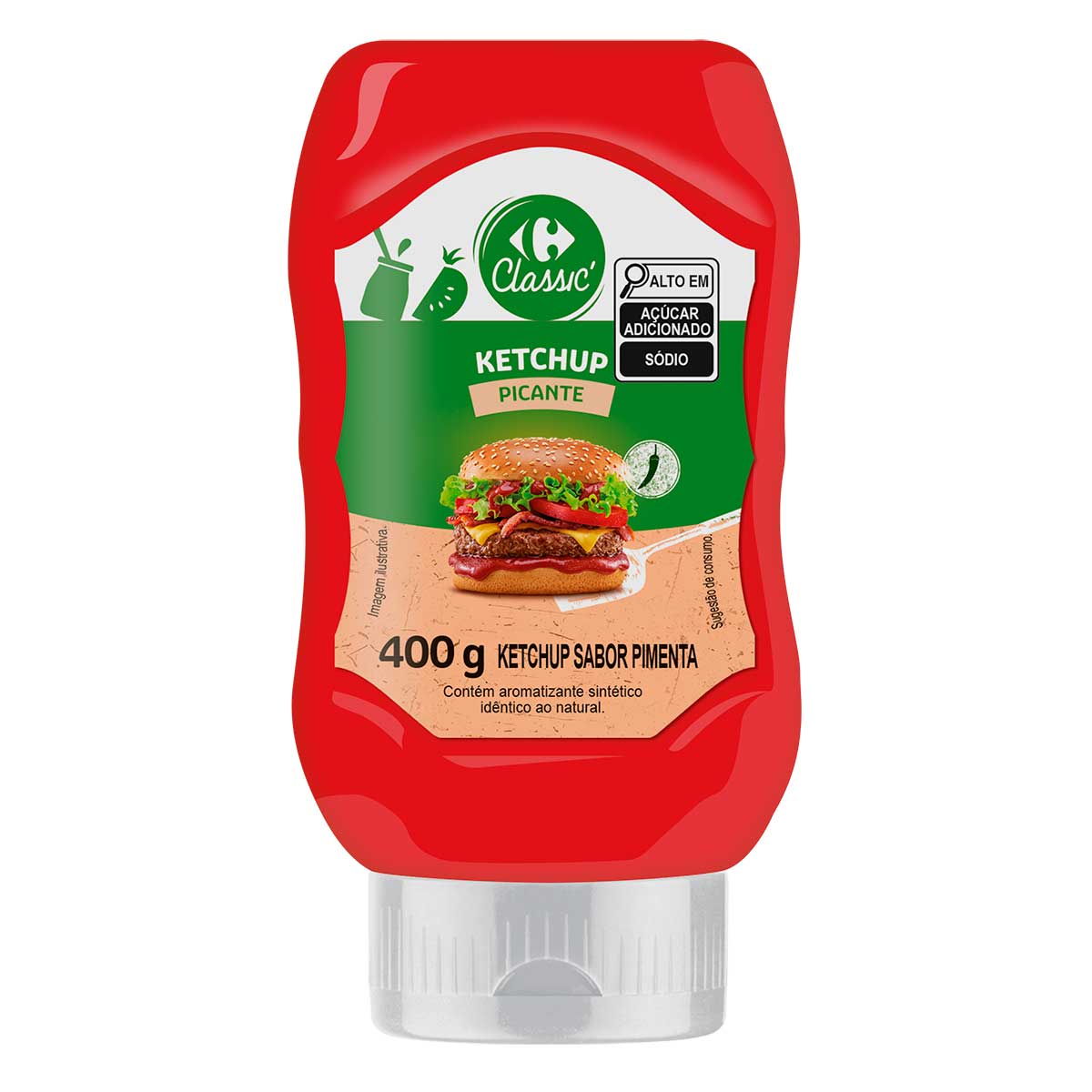 Ketchup Picante Carrefour 400g