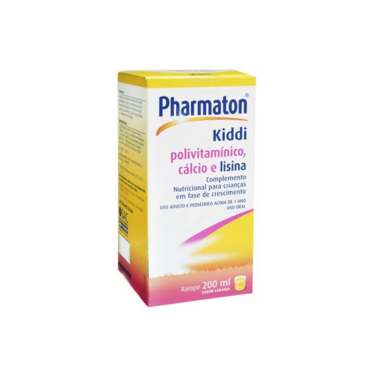 Pharmaton Kiddi Sabor Laranja com 200 ml