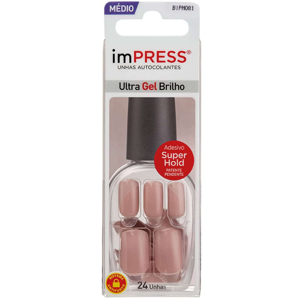 Unhas Postiças Gel Sea Breeze Impress 24 Unidades