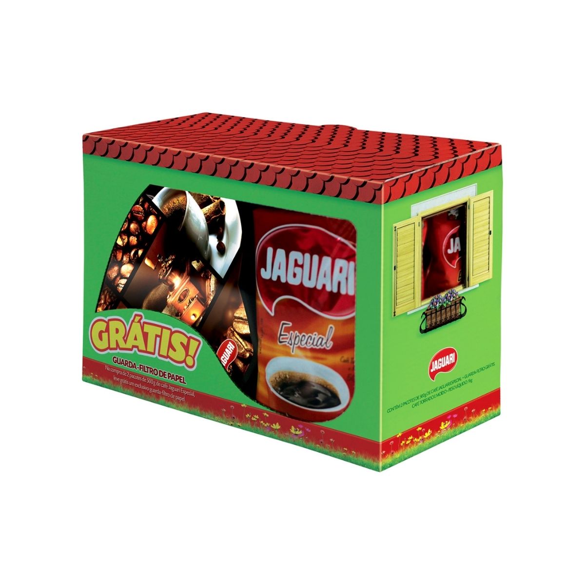 Café Almofada Gts Jaguari 500 g Pote 2 Unid