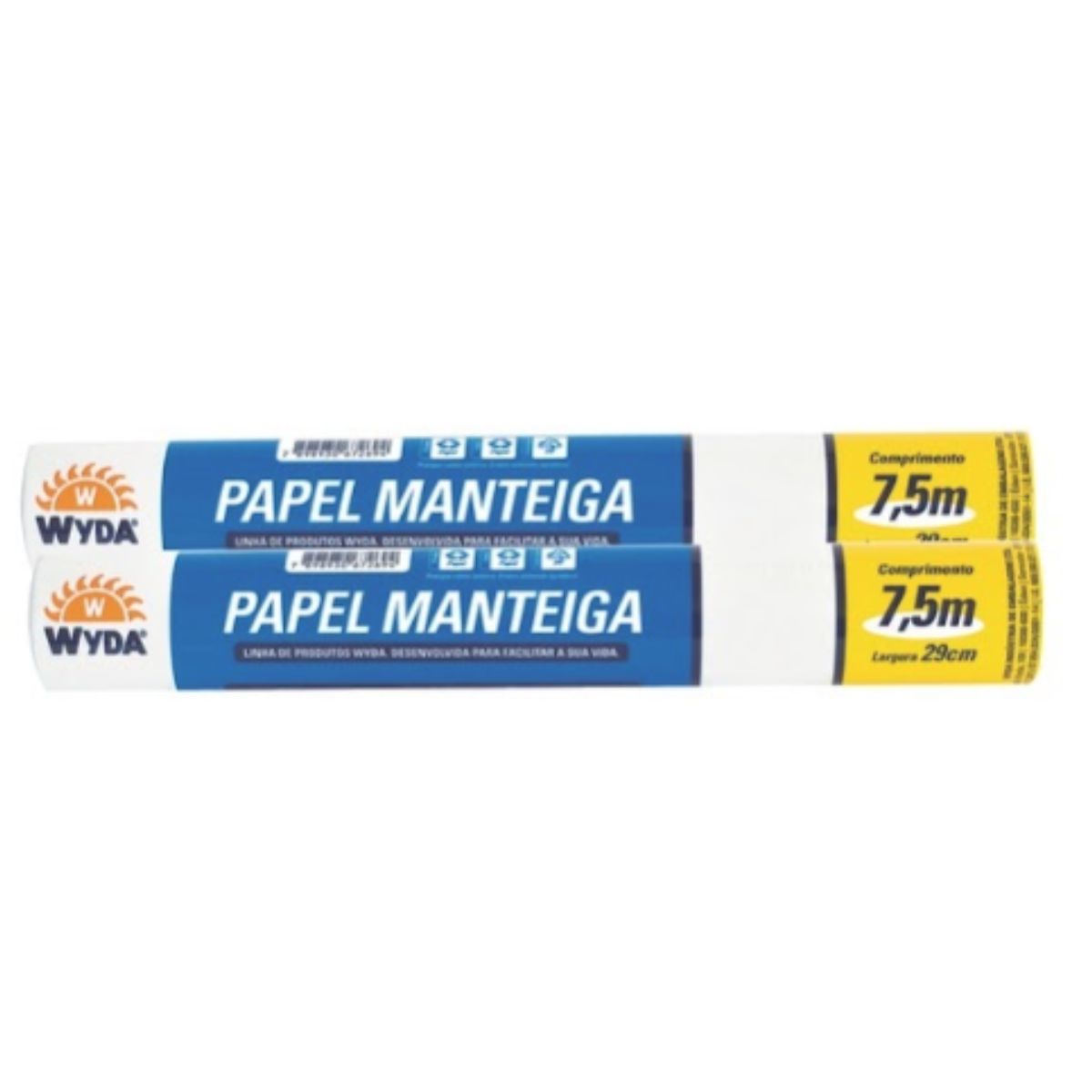 Kit 2 Papel Manteiga Wyda 29 cm x 750 cm