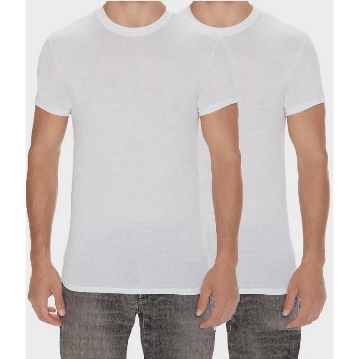 Kit 2 Camisetas Masculino Branco 2535 GG Hanes