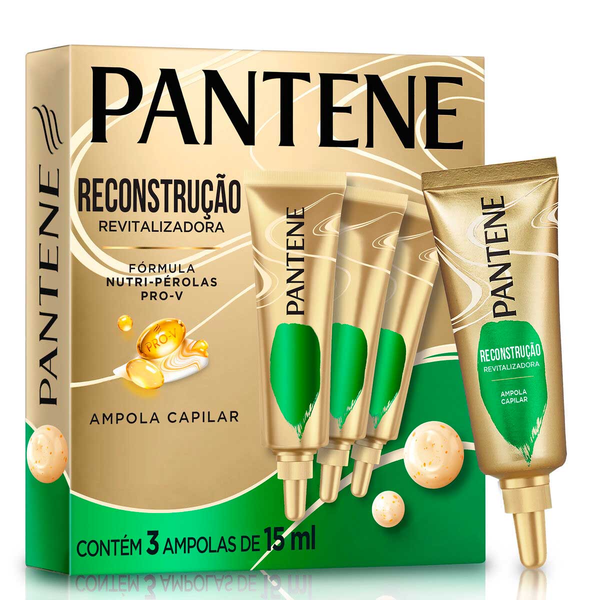 Kit Ampola Pantene Reconstrução Revitalizadora 45 ml