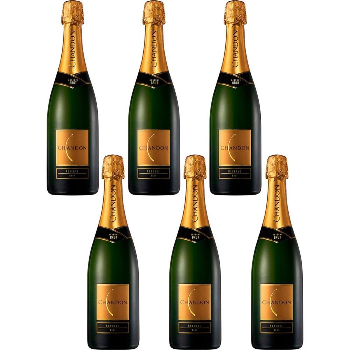 Kit Com 6 Espumantes Chandon Reserve Brut Magnum