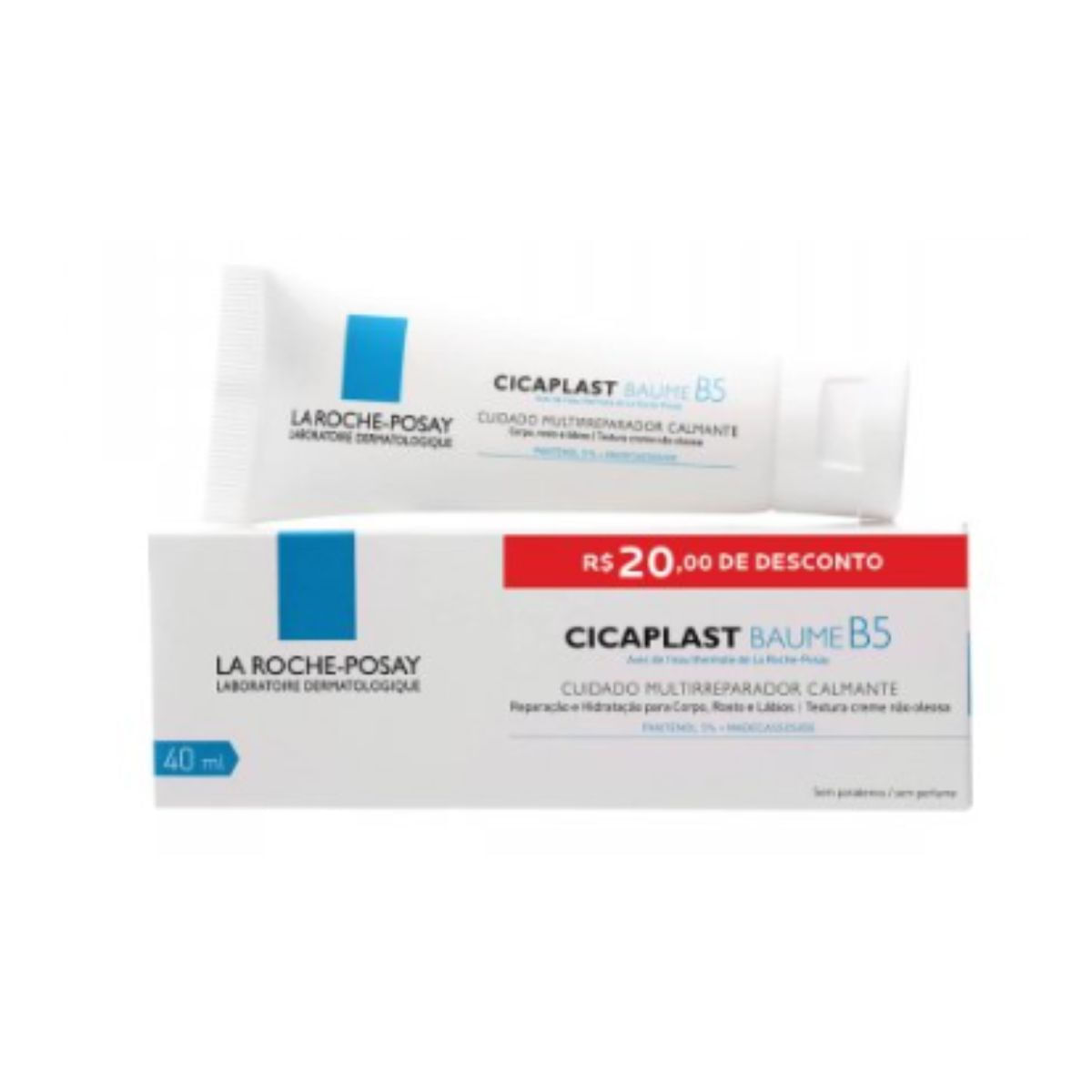 Creme Hidratante Reparador Corporal Cicaplast Baume B5 La Roche-Posay com 40 ml