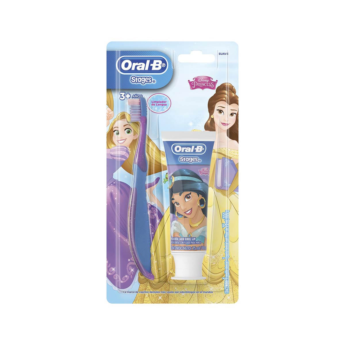 Kit Escova Dental Infantil Oral-B Stages 3 Colorido Carros + Creme Dental