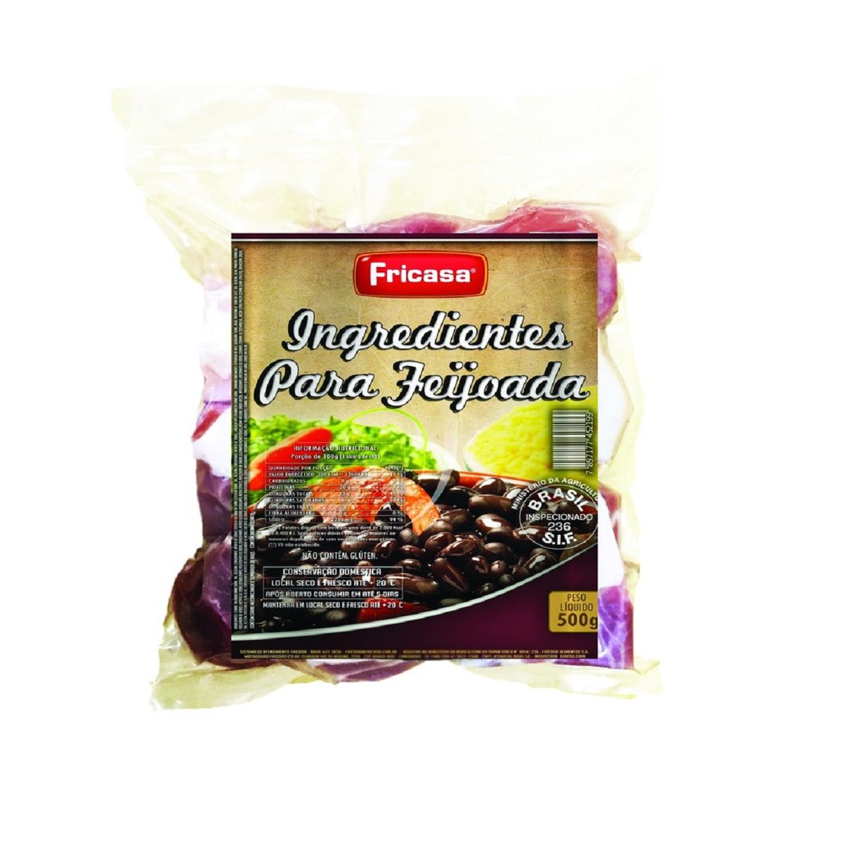 Ingredientes para Feijoada Fricasa 500 g