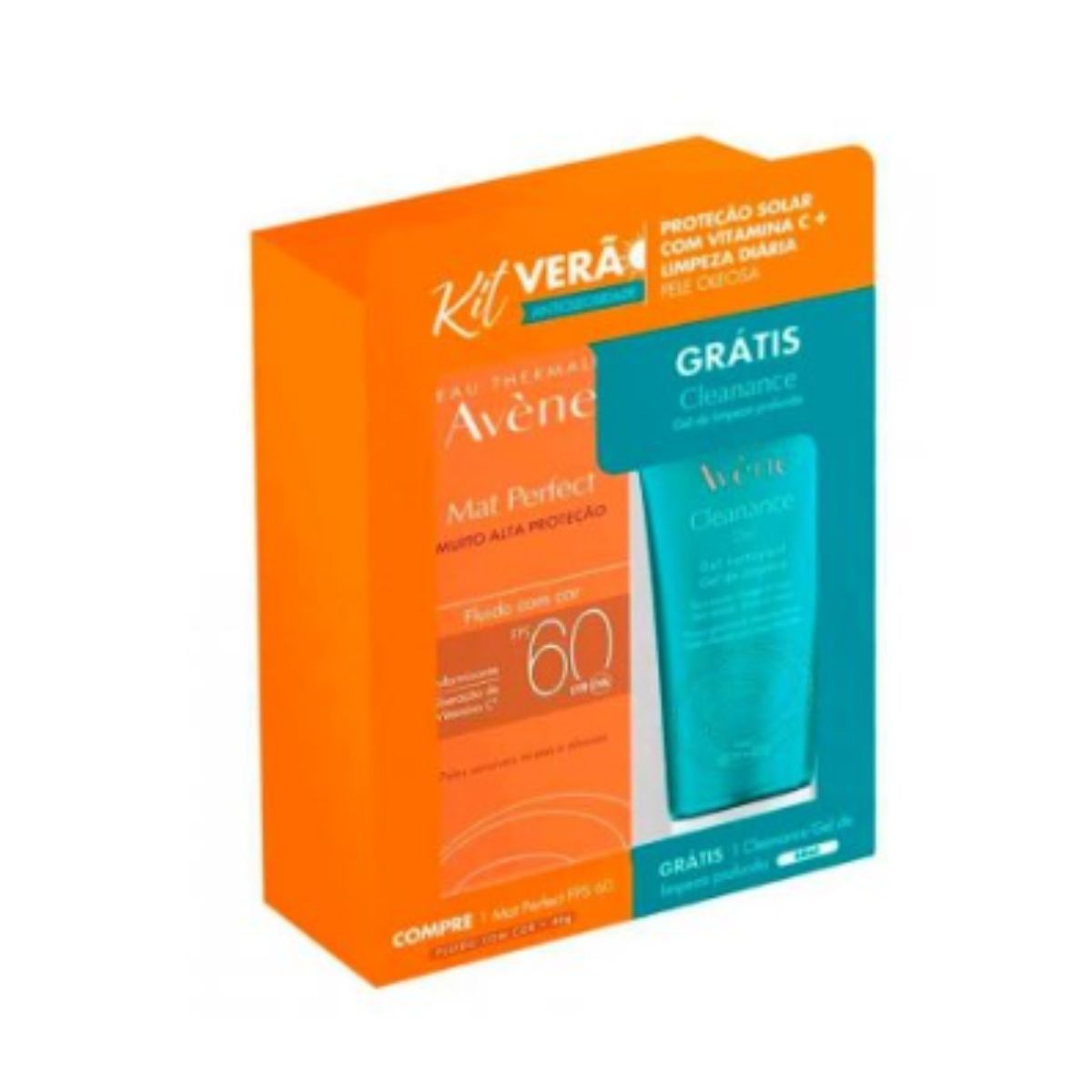 Avene Mat Perfect FPS 60 Cor com 40 g + Cleanance com 60 g