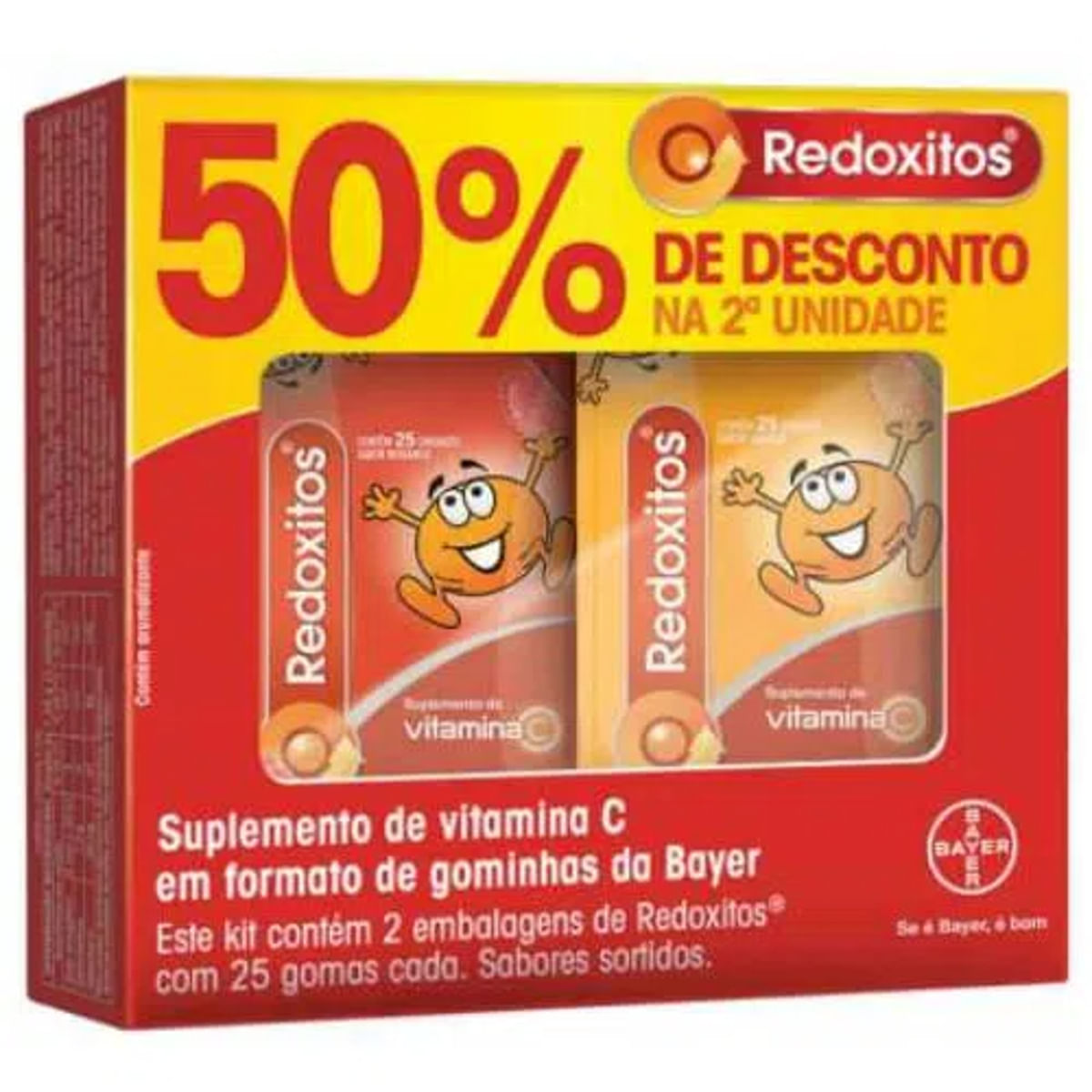 Kit Redoxitos 50% de Desconto com 2 Unidades 25 Unidades Cada