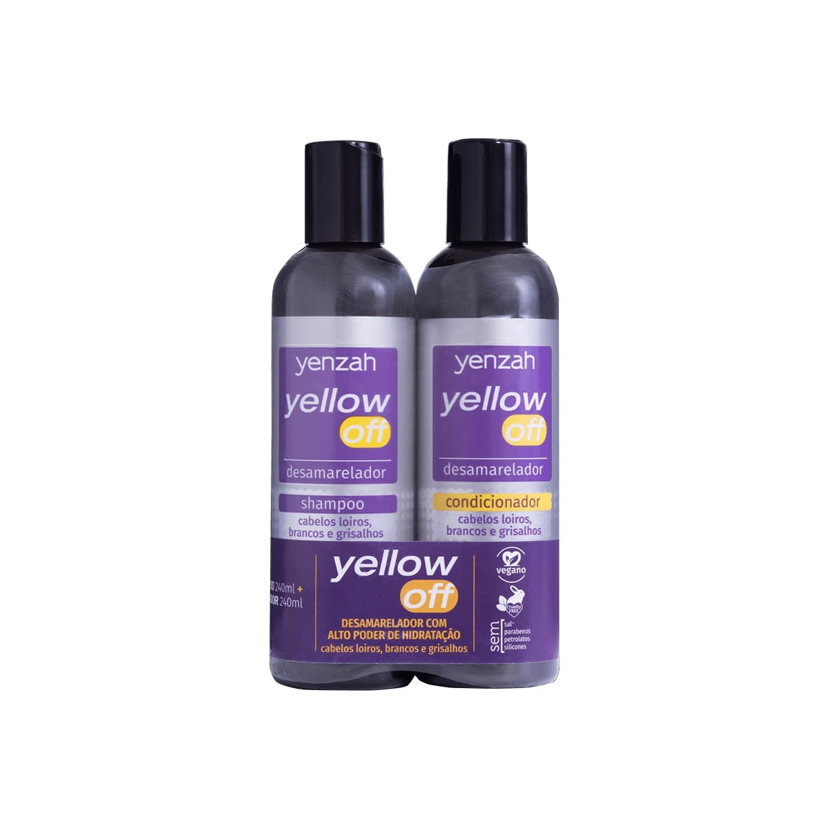 Kit Shampoo e Condicionador Yellow Off Yenzah 240ml