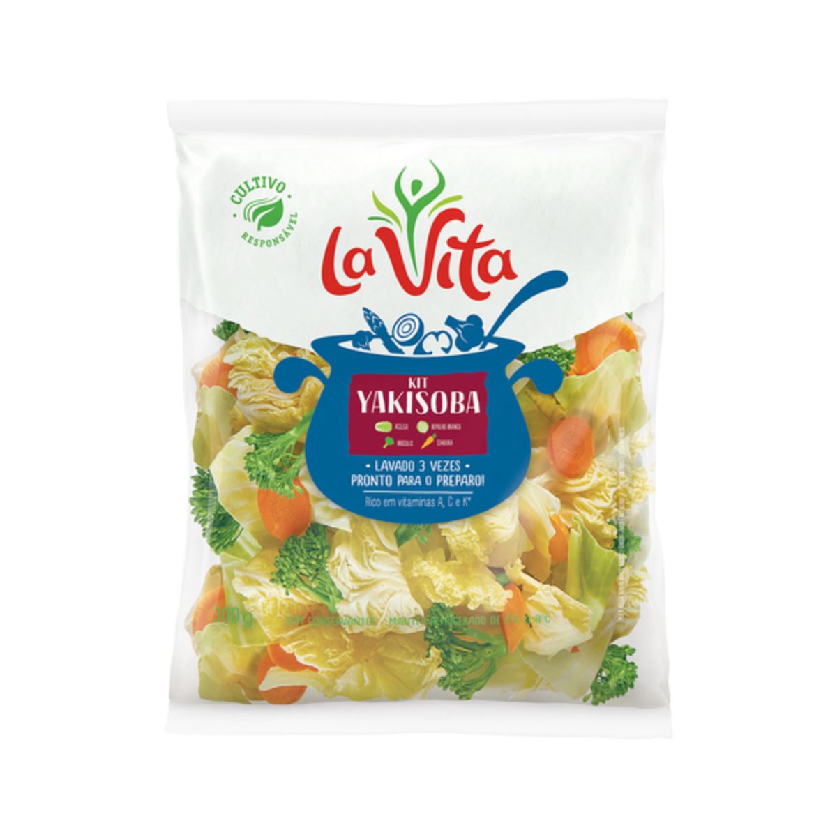 Kit Yakissoba La Vita Higienizado 300 g