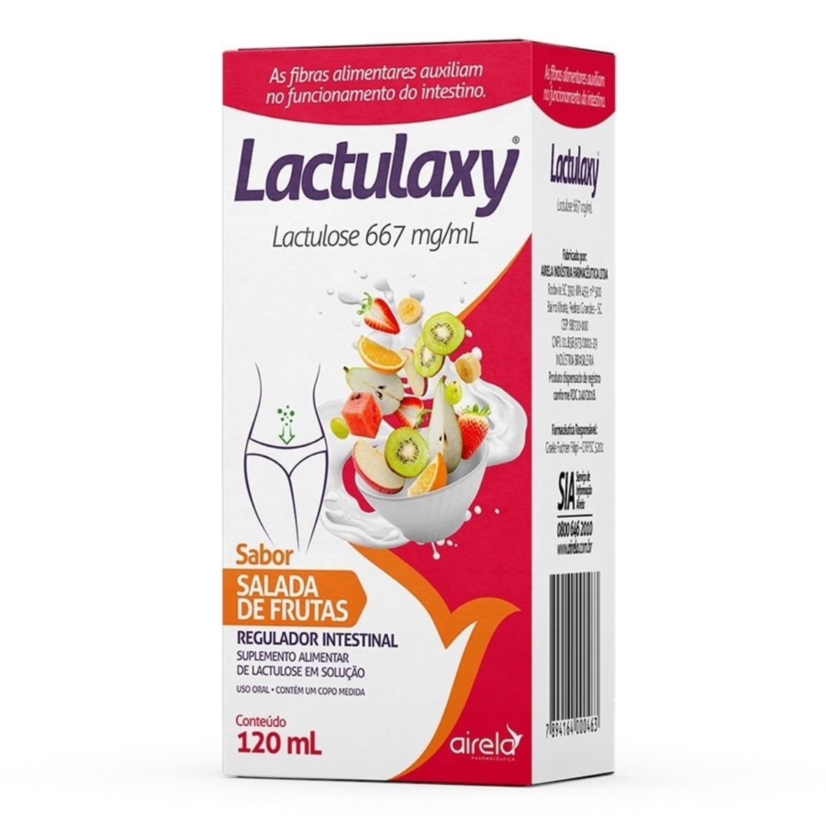 Lactulose Lactulaxy Sabor Salada De Frutas Com 120ml