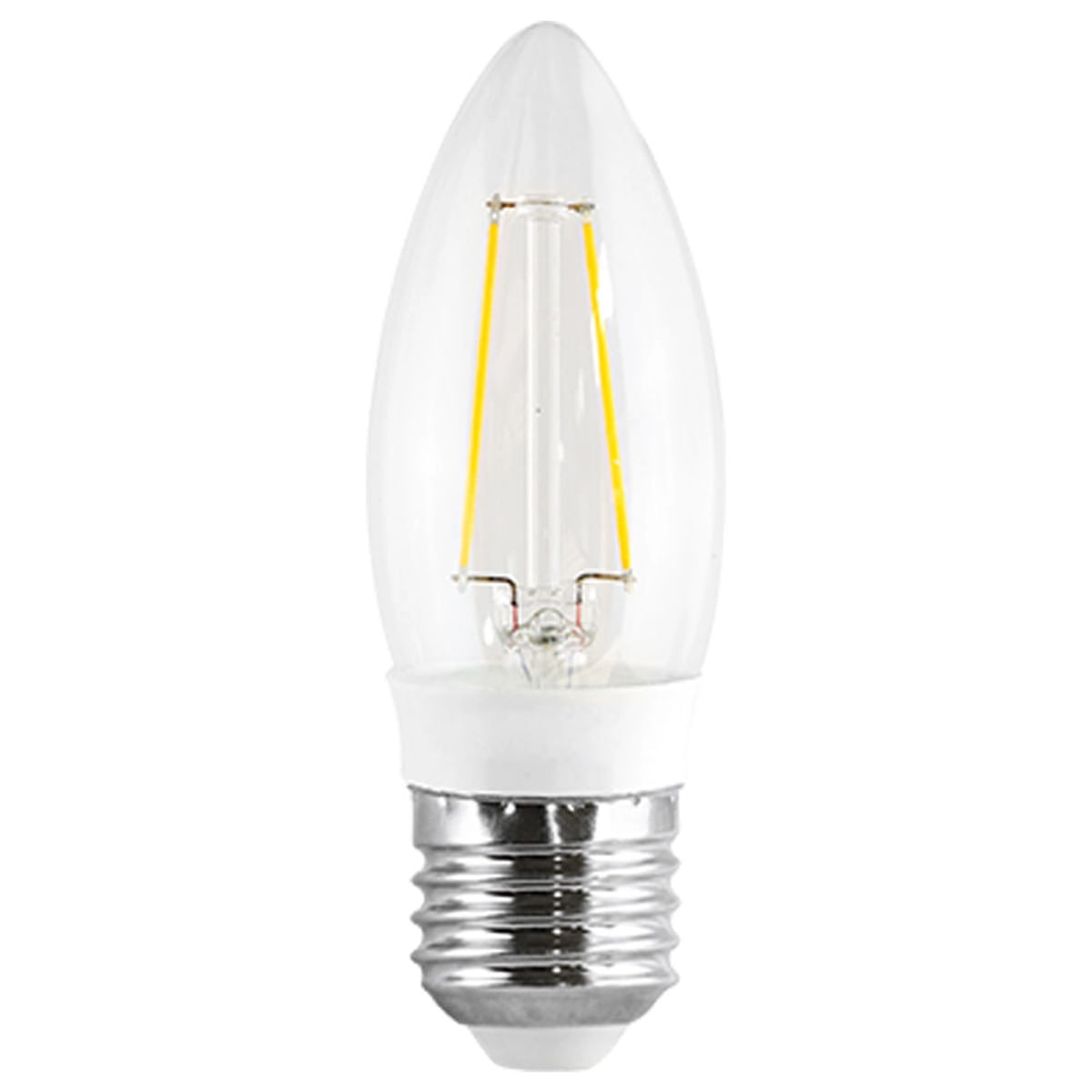 Lâmpada Led Vela Amarelo 3W 2700K Bivolt Ourolux