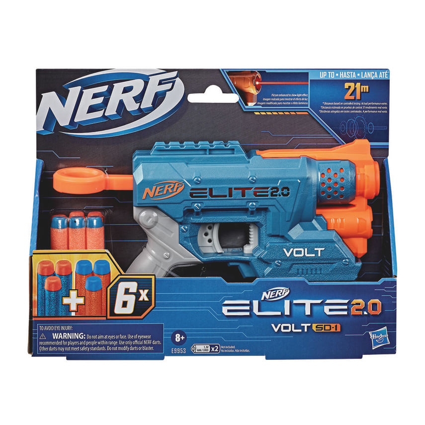 Lançador de Dardos Nerf SD 1 6 Dardos Hasbro