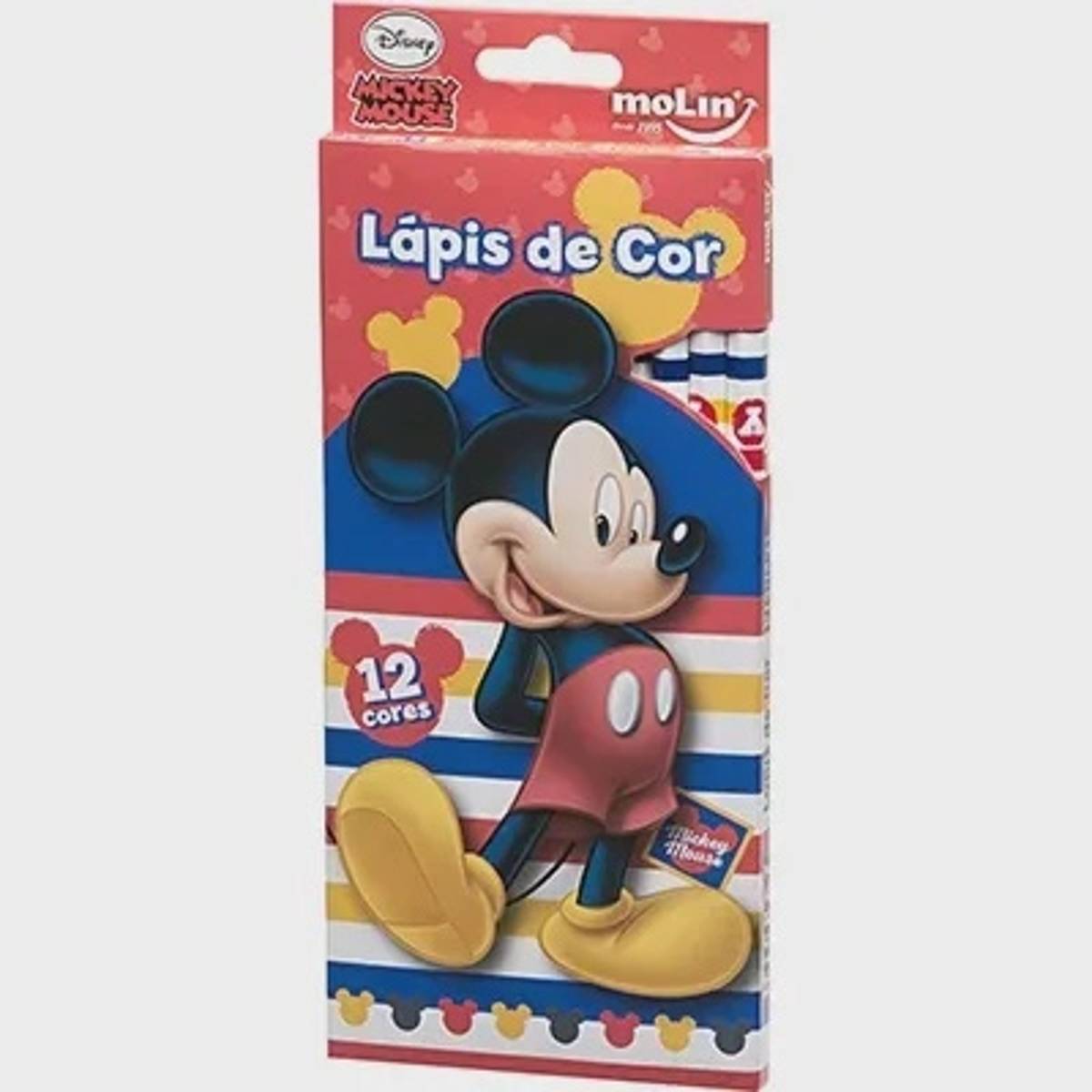 Lápis de Molin Mickey 12 Cores