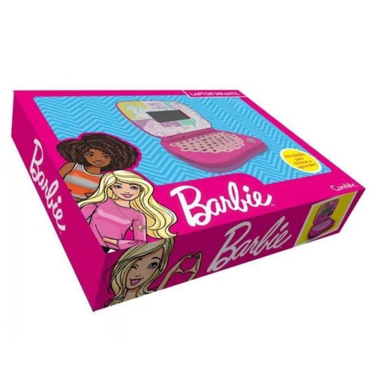 Laptop Infantil Barbie Candide Bilíngue