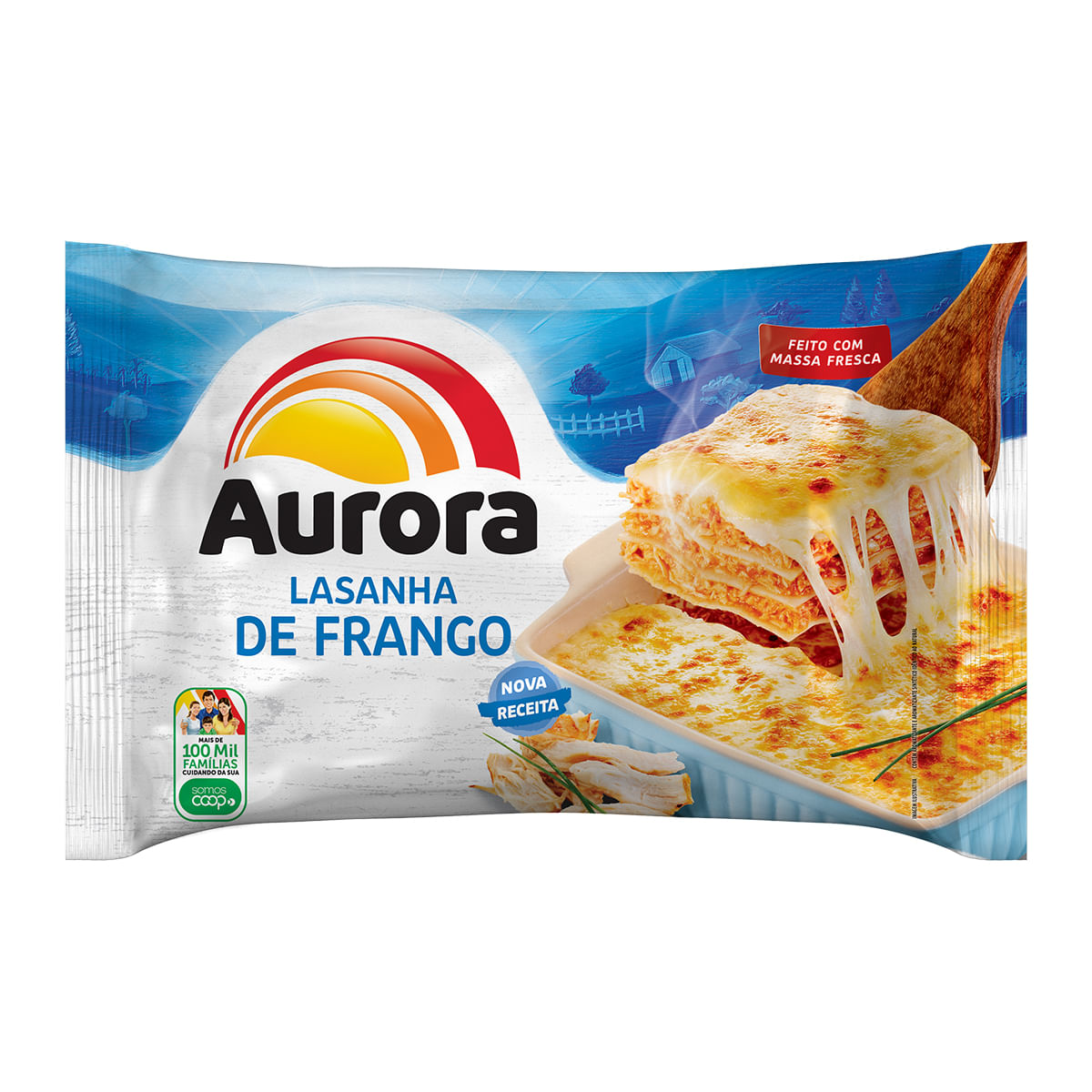 Lasanha de Frango 600 Aurora 600 g