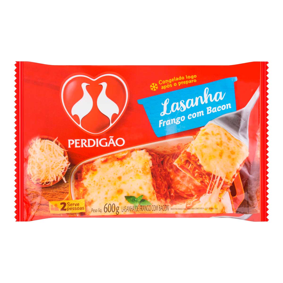 Lasanha Frango com Bacon Perdigão Pacote 600 g