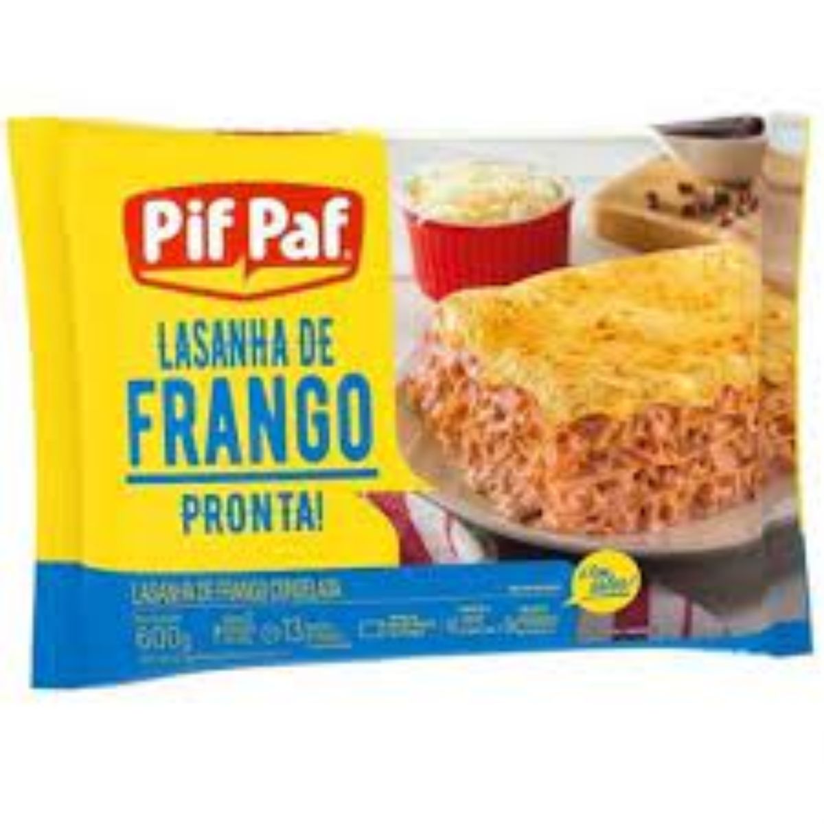 Lasanha de Frango Pif Paf 600 g