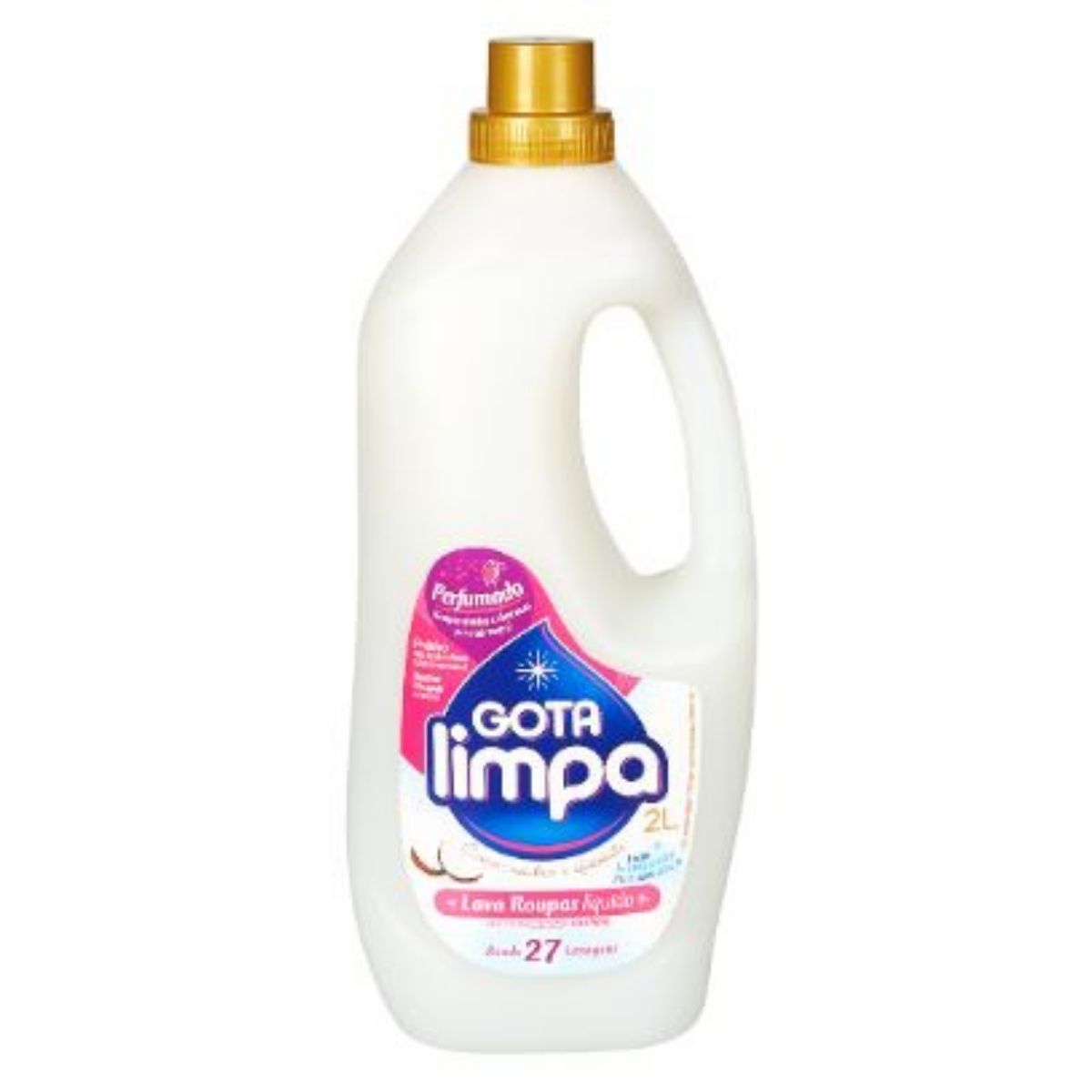 Lava Roupa Liquido Gota Limpa Coco 2 l