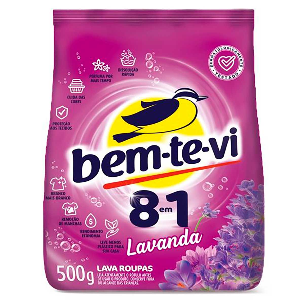 Lava Roupas Bem Ti Vi Lavanda 500 g