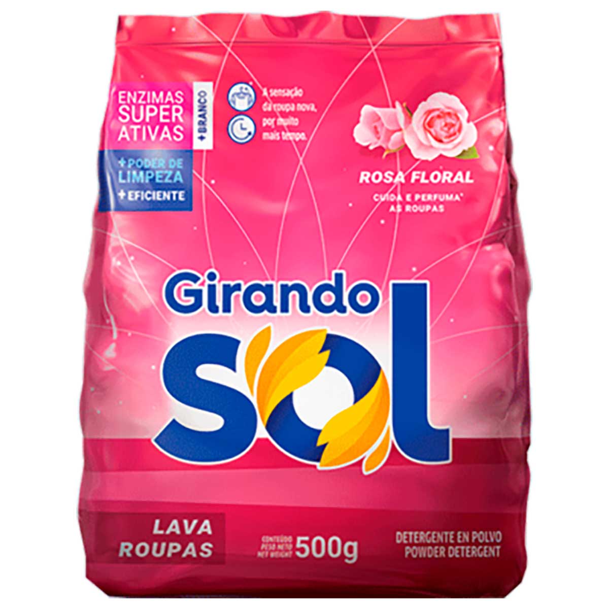 Lava Roupas Po Girando Sol Floral 500 g