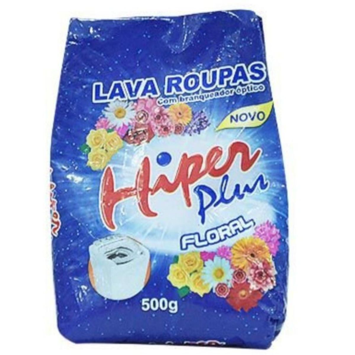 Lava Roupas Pó Hiper Plus Floral 500 g