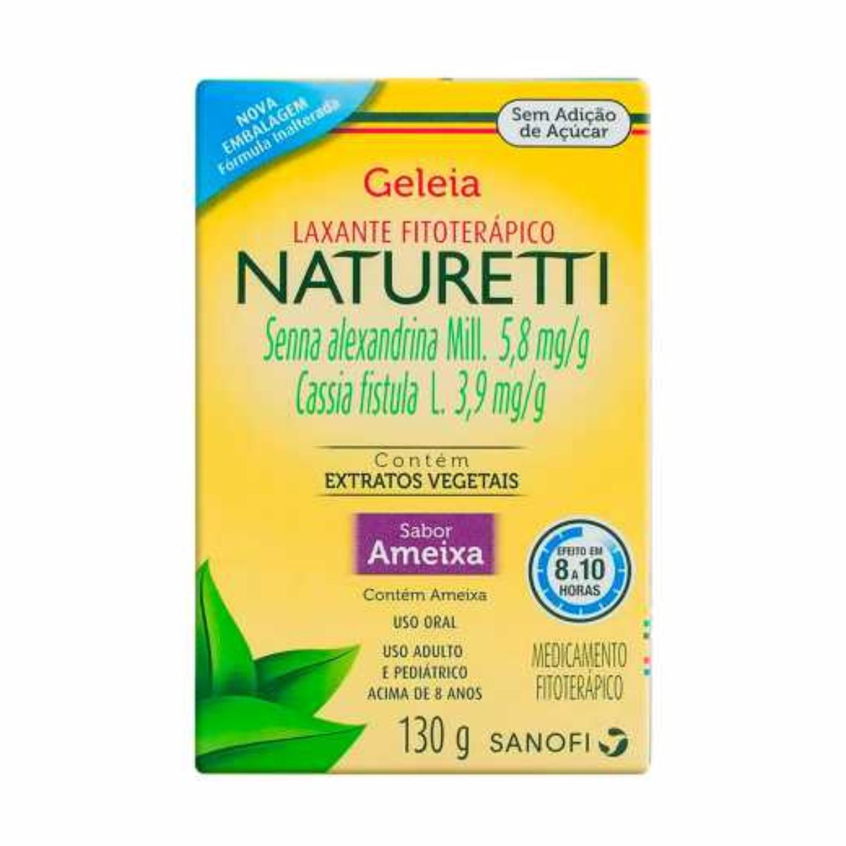 Laxante Fitoterápico Naturetti Geleia 130 g