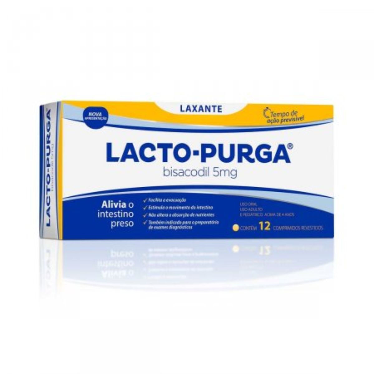 Laxante Lacto Purga 5mg Com 12 Comprimidos