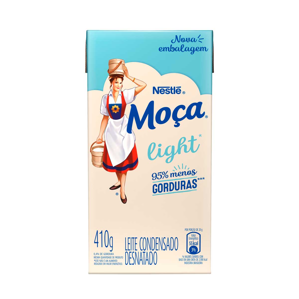 Leite Condensado Moça Light  410 g