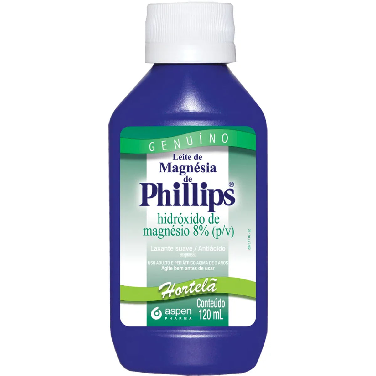 Leite de Magnésia Sabor Hortelã Phillips 120 ml