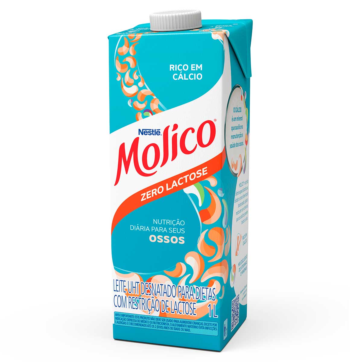 Leite Desnatado Molico Vitaminado Zero Lactose 1 L