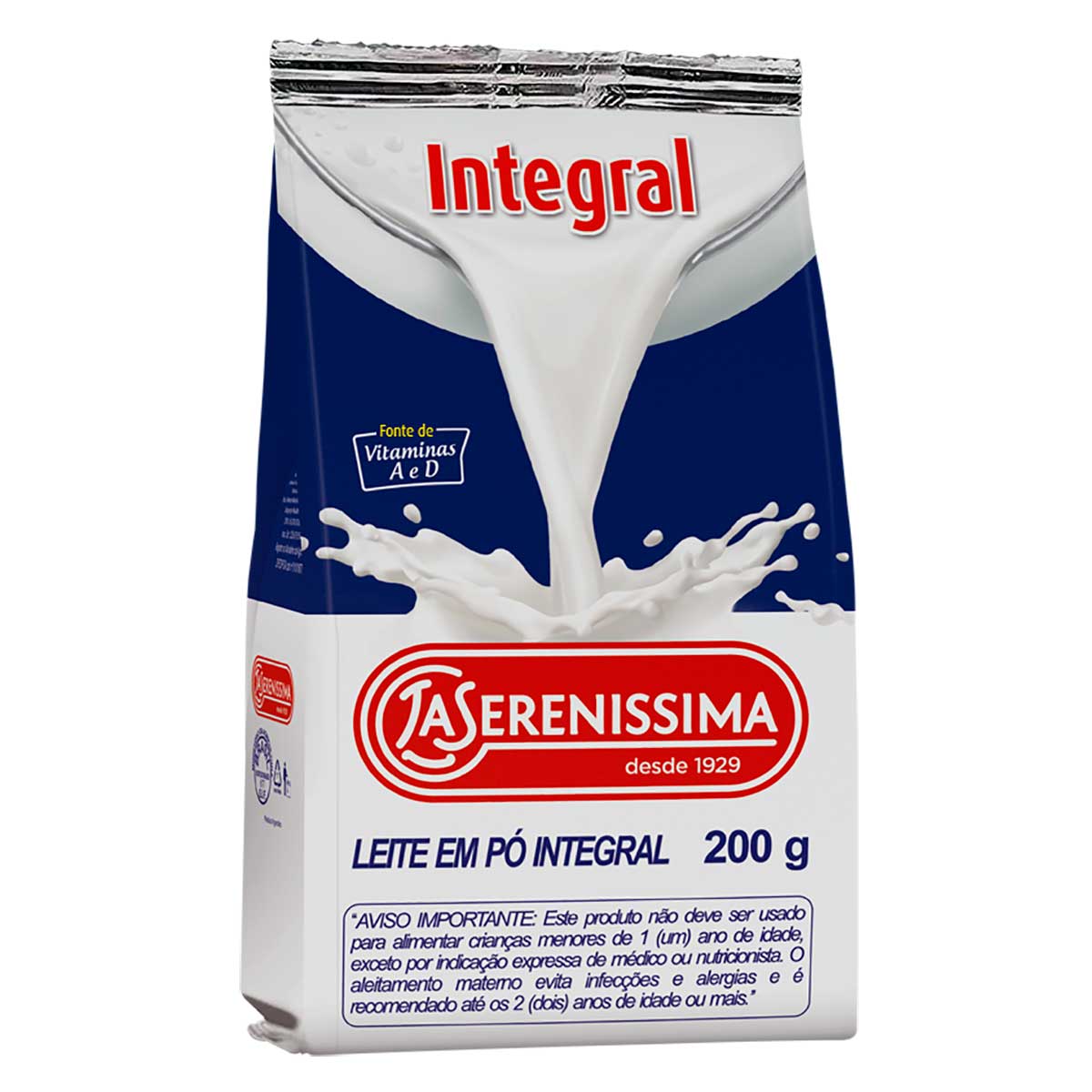 Leite em Pó Integral La Serenissima 200g