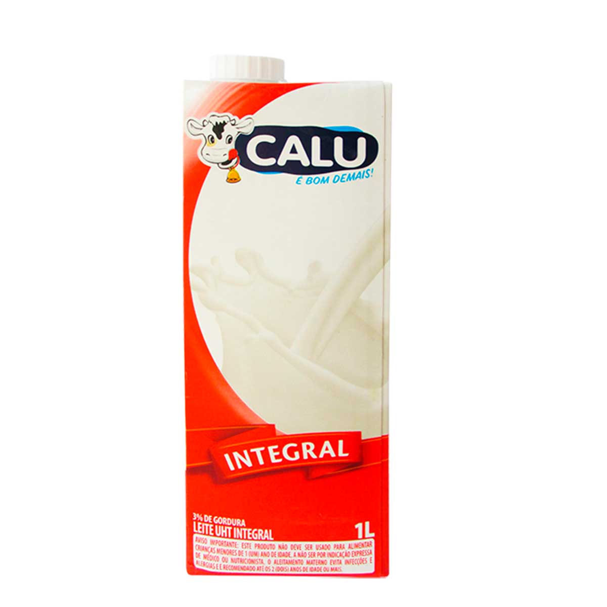 Leite Longa Vida Calu Integral Caixa 1 L