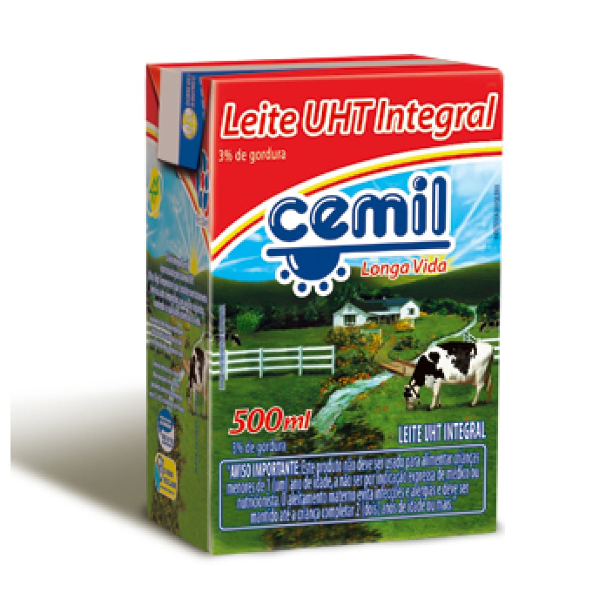 Leite Integral UHT Cemil 500 ml