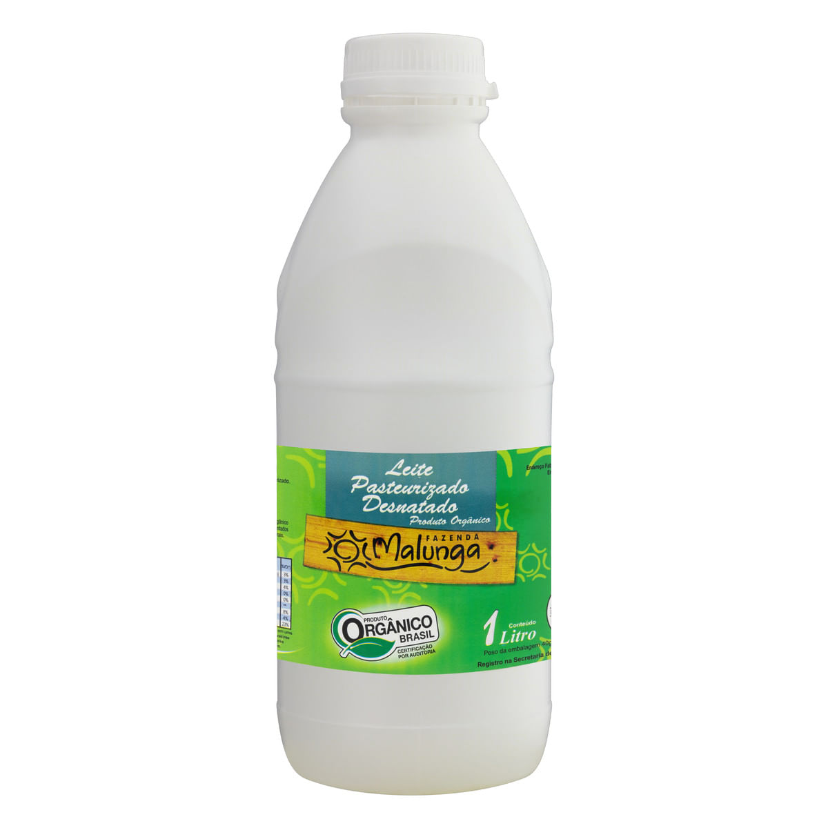 Leite Pasteurizado Orgânico Malunga Desnatado Tipo A 1 L