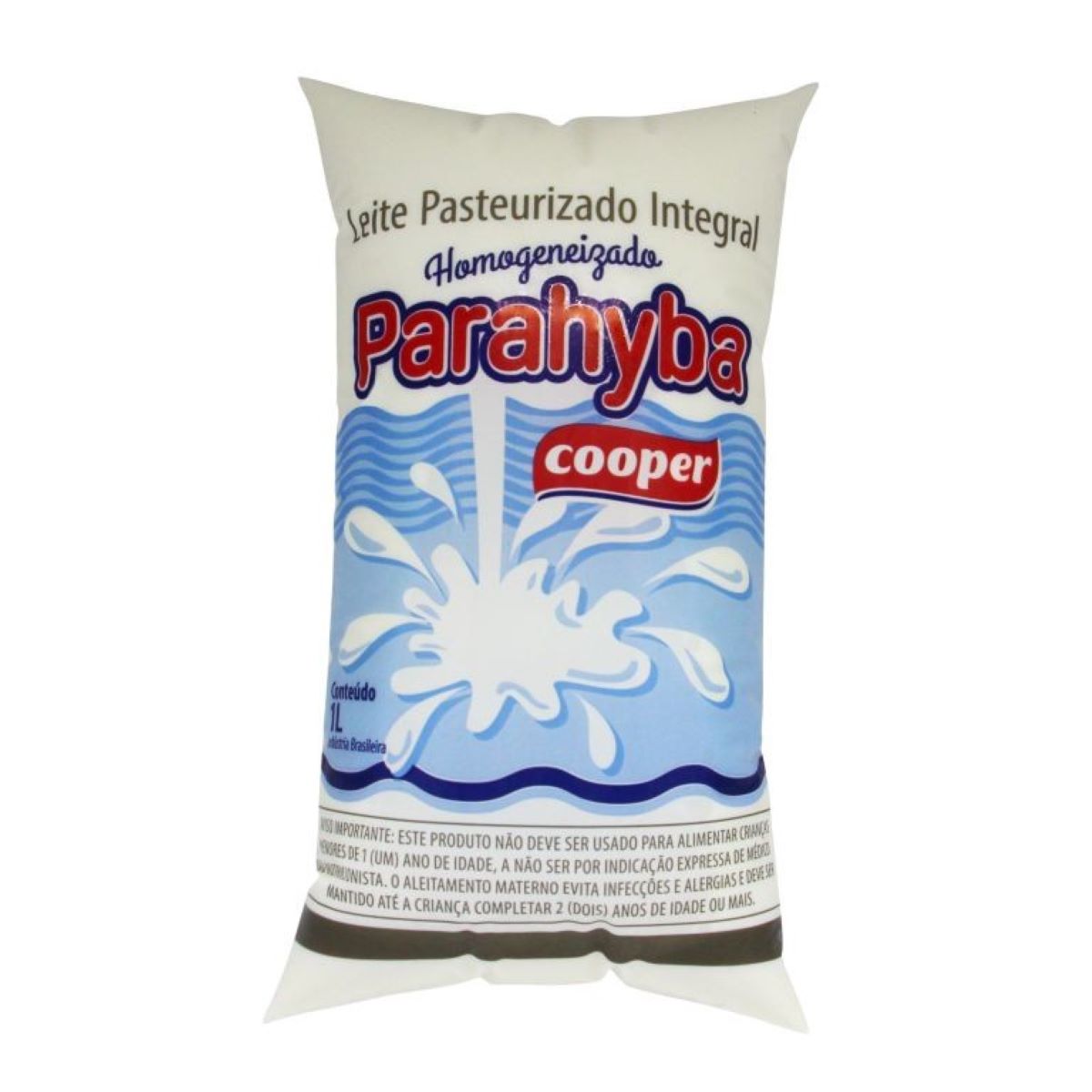 Leite Pasteurizado Integral Parahyba 1 Litro