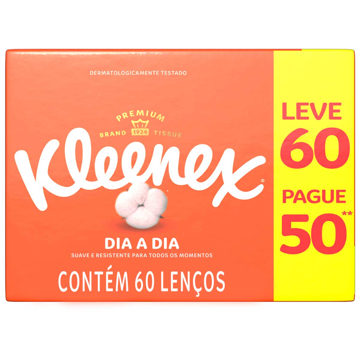 Lenço de Papel Kleenex Box Leve 60 Pague 50