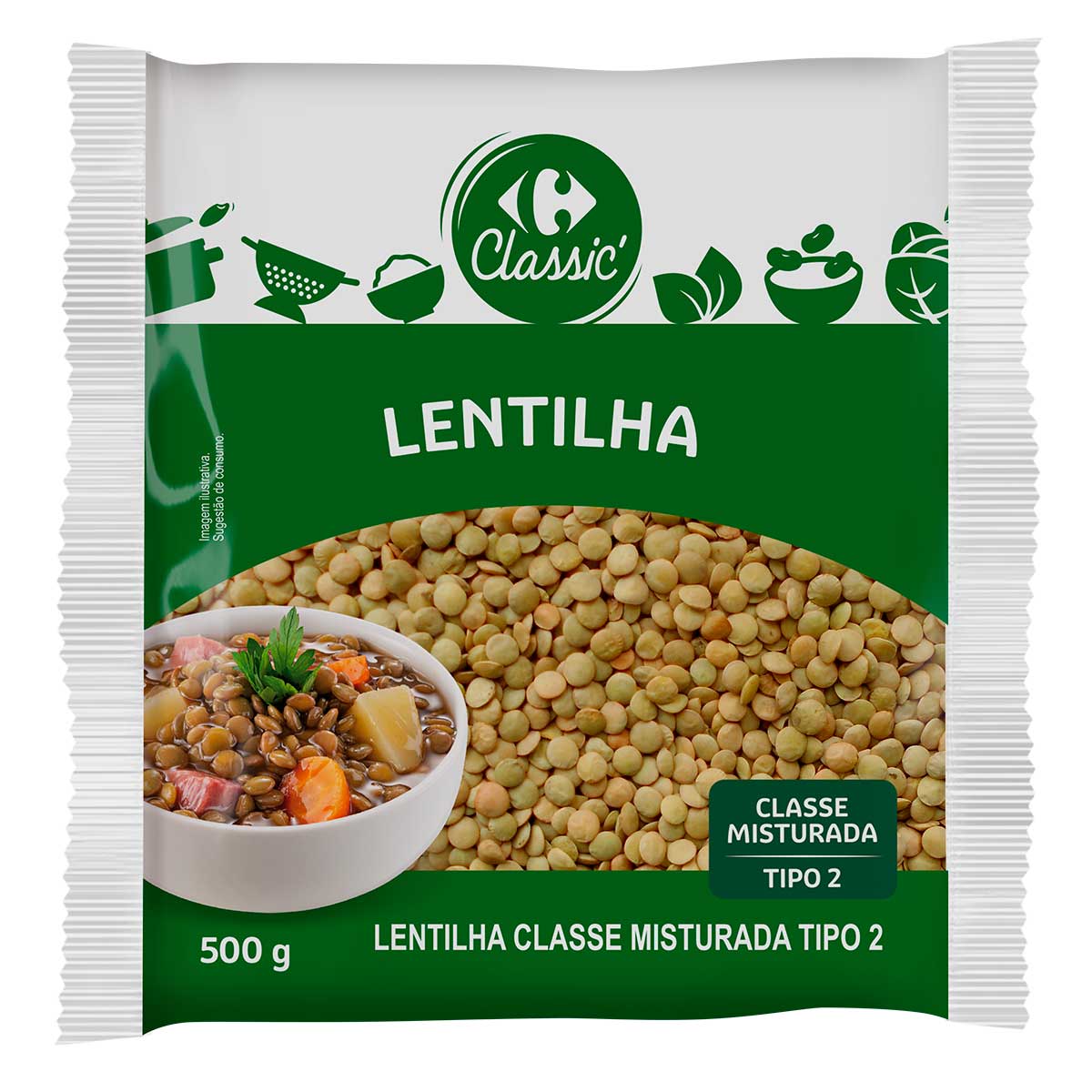 Lentilha Carrefour 500 g