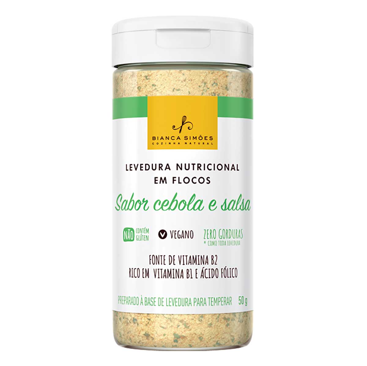 Levedura Nutricional em Flocos Cebola e Salsa Bianca Simões 50 g