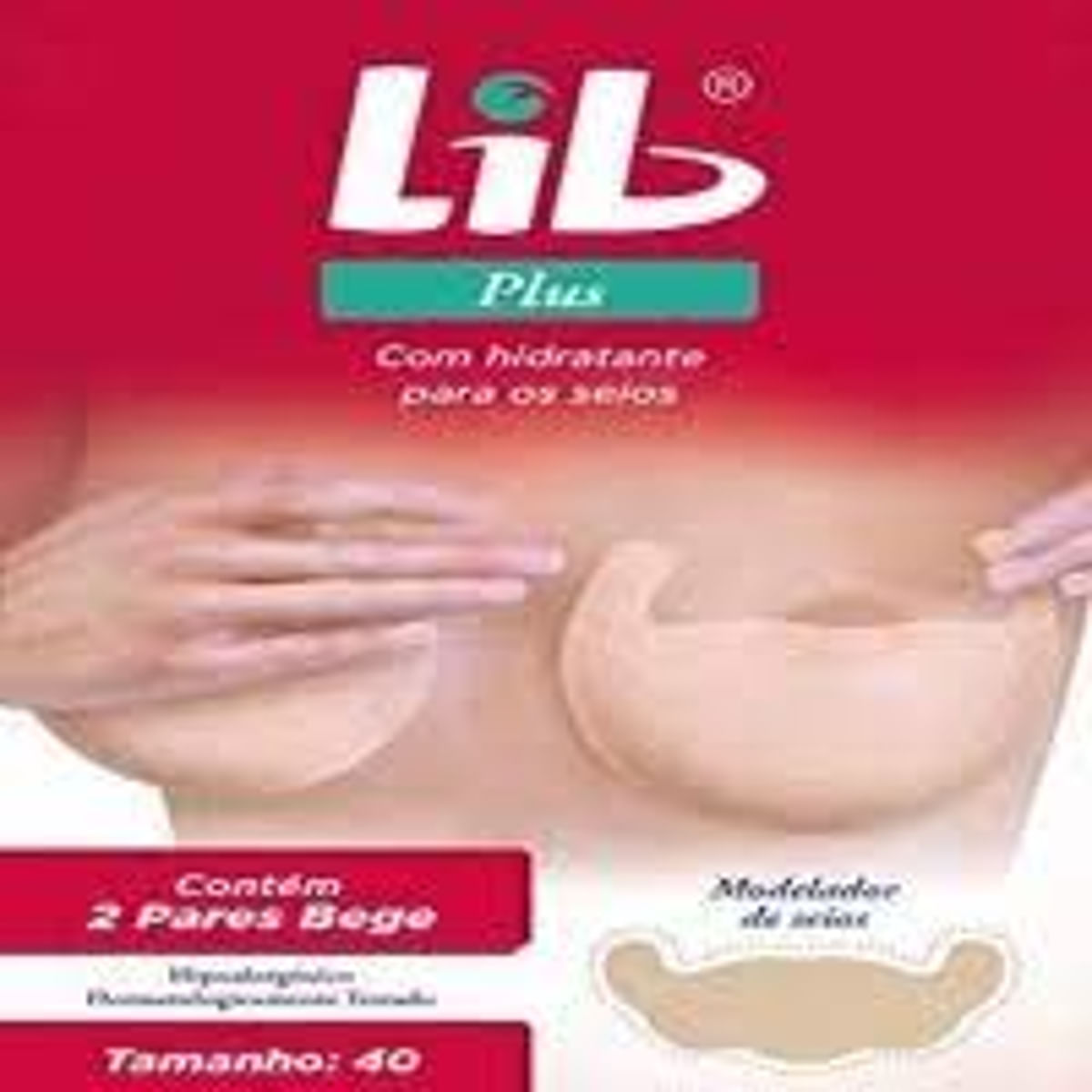 Modela Seios Lib Tamanho 40 com 2 Pares