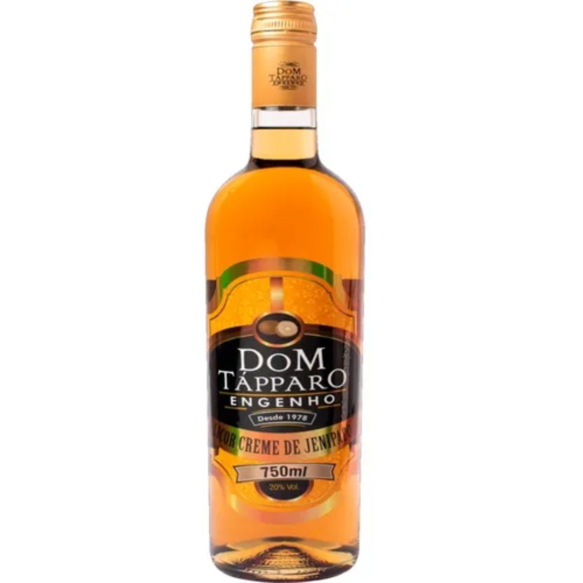 Licor de Cachaça Dom Tápparo Sabor Creme de Jenipapo 750ml