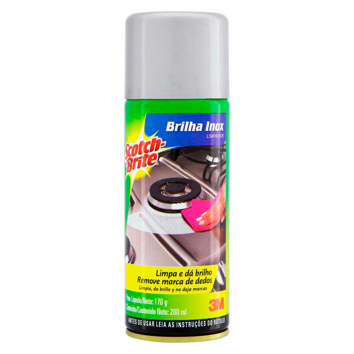 Brilha Inox Aerossol Scotch-Brite 200ml