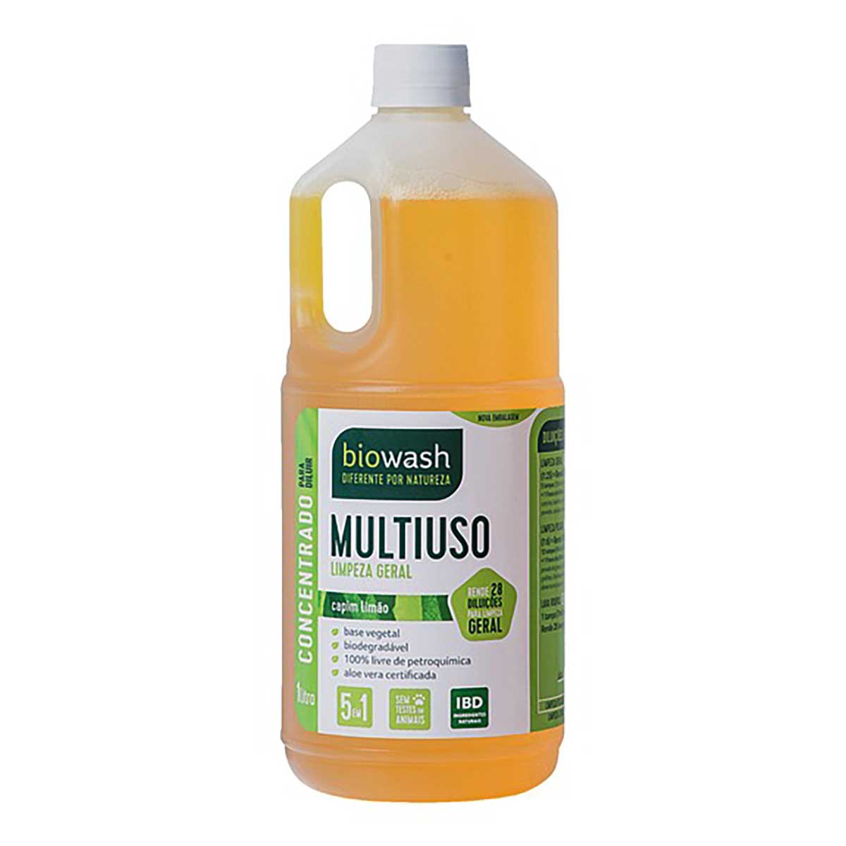 Limpador Multiuso Concentrado Biowash Capim Lima 1 L