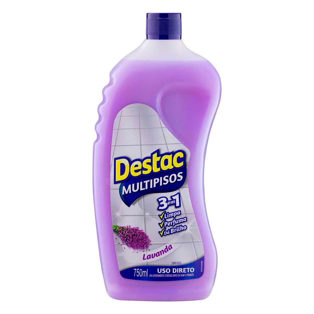 Limpador Multipisos Destac Lavanda 750ml