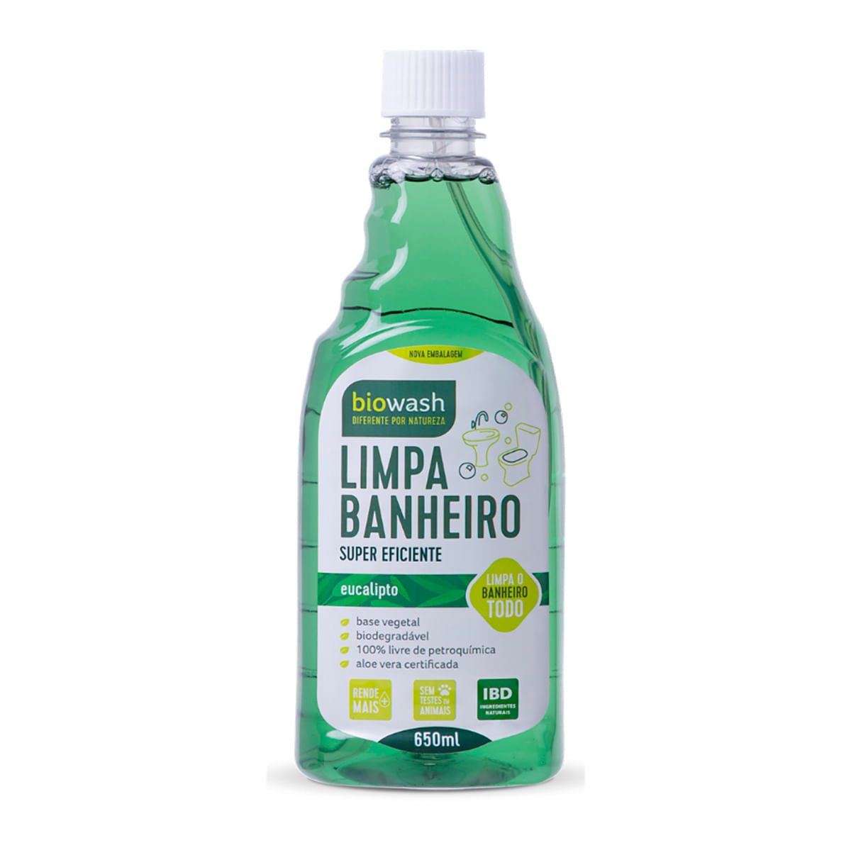 Limpa Banheiro Biowash Refil 650 ml