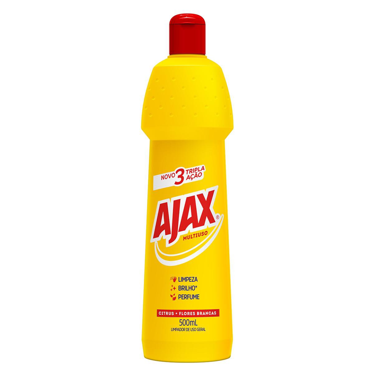 Limpador Ajax Multiuso Citrus + Flores Brancas 500ml