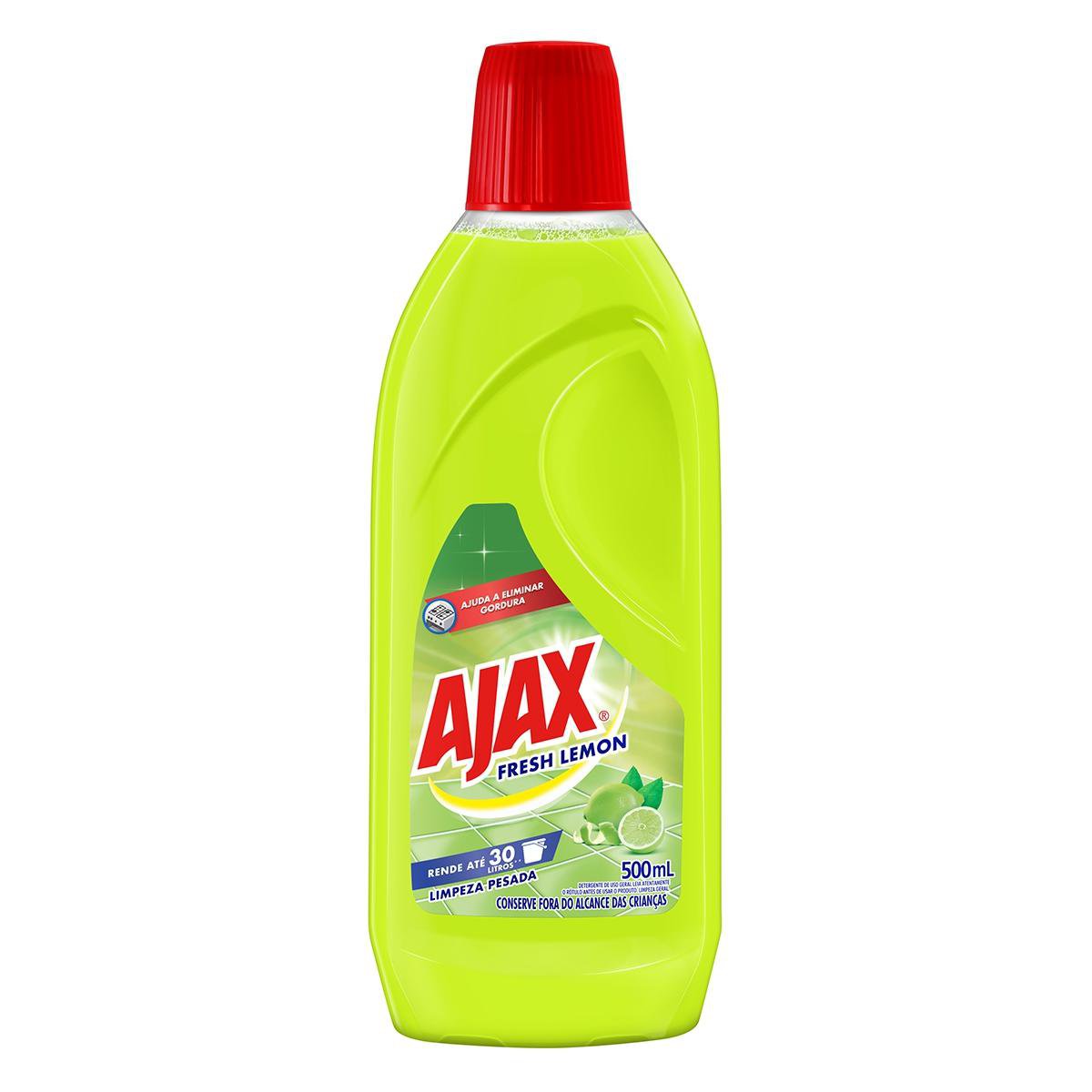 Limpador Diluível Ajax Fresh Lemon 500 ml